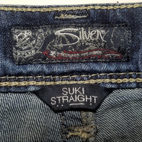 Silver Suki Straight Leg Stretch Jeans - 29/32 - Picture 4 of 15